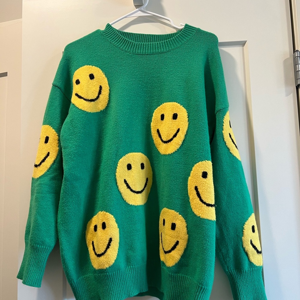 Dressed in Lala Smiley Knit Sweater